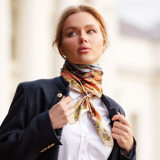 10 Ways To Tie a Large Square Silk Scarf