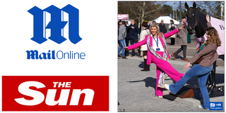 Racing Style: Clare Haggas Featured in The Sun, The Mail