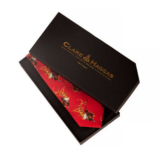 Clare Haggas Bruce Royal Red Silk Box Set