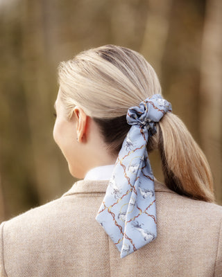 Equestrian Medium Tail Silk Scrunchie