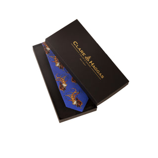 Bruce Admiral Blue Silk Tie