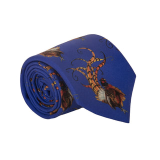 Bruce Admiral Blue Silk Tie