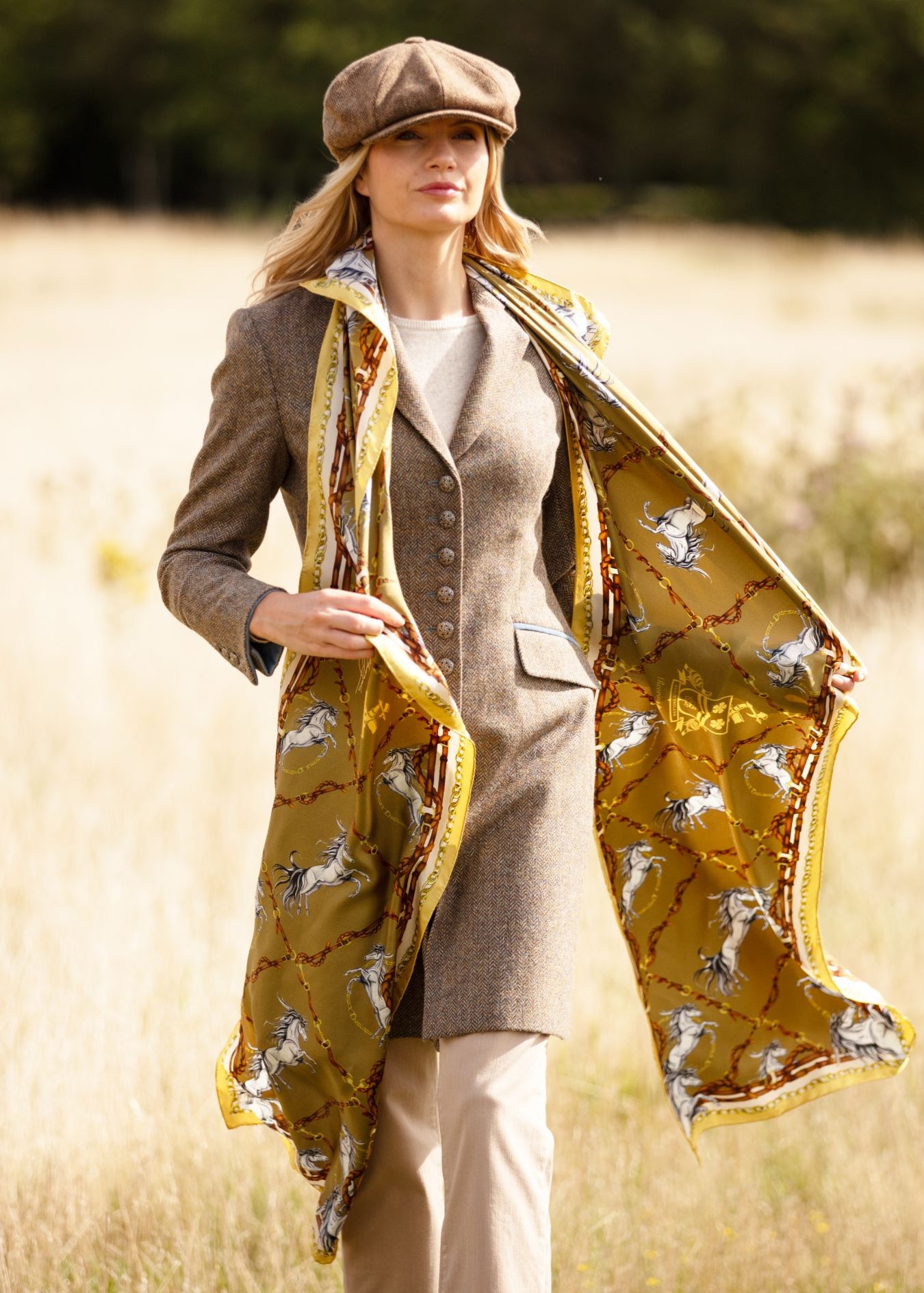 The double, best way to tie a classic or rectangluare silk scarf