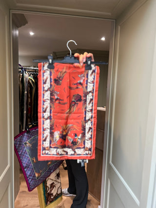 S1P41 Rampaging Russet Russett Classic Silk Scarf