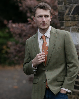 A Head of the Game Burnt Orange Gentlemen's Tie