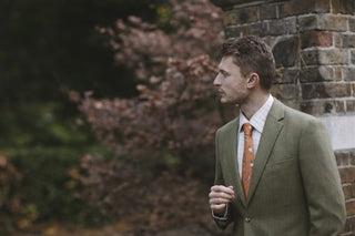 A Head of the Game Burnt Orange Gentlemen's Tie