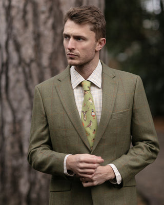 A Head of the Game Fern Green Gentlemen's Tie