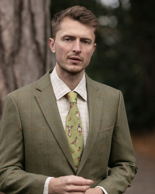 A Head of the Game Fern Green Gentlemen's Tie