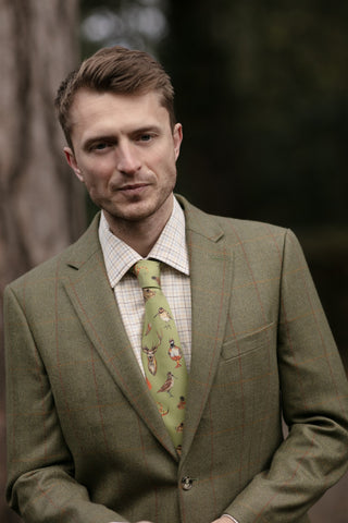 A Head of the Game Fern Green Gentlemen's Tie
