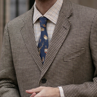 A Head of the Game Navy Gentlemen's Tie