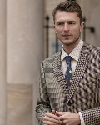 A Head of the Game Navy Gentlemen's Tie