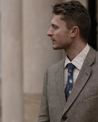 A Head of the Game Navy Gentlemen's Tie