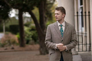 A Head of the Game Teal Gentlemen's Tie