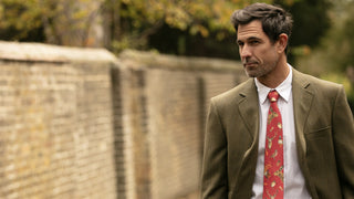 A Head of the Game Red Gentlemen's Tie