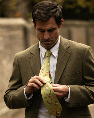 A Head of the Game Fern Green Gentlemen's Tie