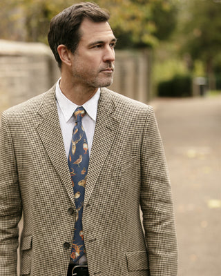 A Head of the Game Navy Gentlemen's Tie