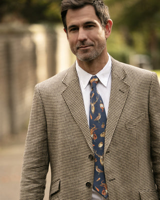 A Head of the Game Navy Gentlemen's Tie