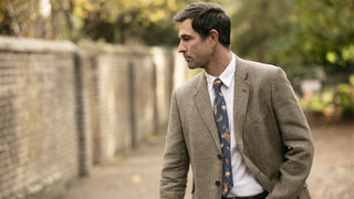 A Head of the Game Navy Gentlemen's Tie