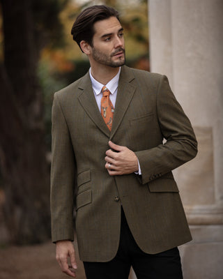 A Head of the Game Burnt Orange Gentlemen's Tie