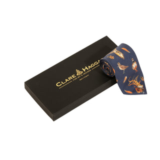 A Head of the Game Navy Gentlemen's Tie