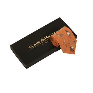 A Head of the Game Burnt Orange Ladies Tie
