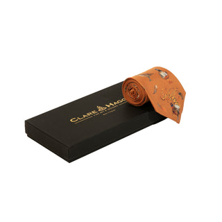 A Head of the Game Burnt Orange Ladies Tie
