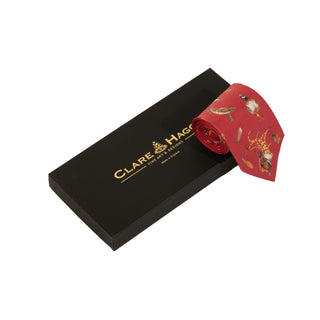 A Head of the Game Red Ladies Tie