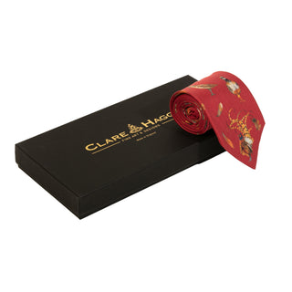 A Head of the Game Red Ladies Tie