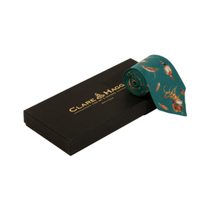 A Head of the Game Teal Gentlemen's Tie