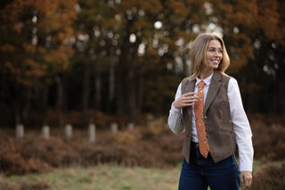 A Head of the Game Burnt Orange Ladies Tie