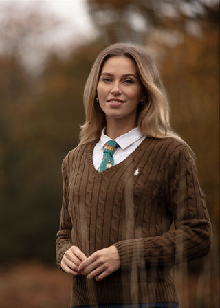 A Head of the Game Teal Ladies Tie