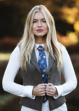 A Head of the Game Navy Ladies Tie