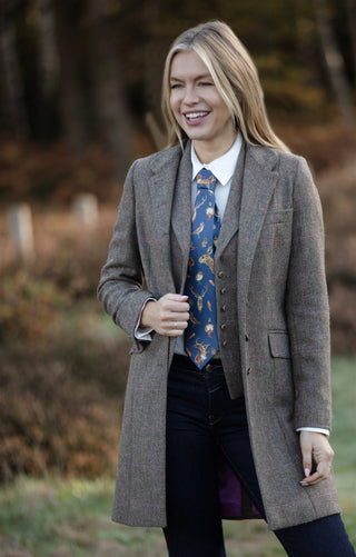 A Head of the Game Navy Ladies Tie