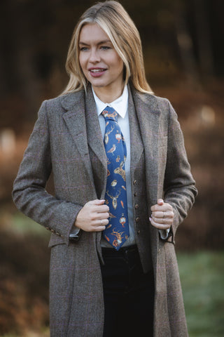 A Head of the Game Navy Ladies Tie