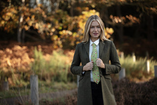 A Head of the Game Fern Green Ladies Tie