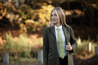 A Head of the Game Fern Green Ladies Tie