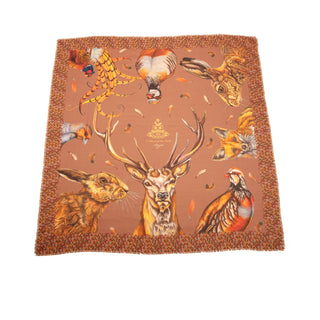 A Head of the Game Mocha Wool Silk Shawl