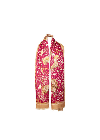 The Joy Ride Portobello Pink Wool Silk Wrap