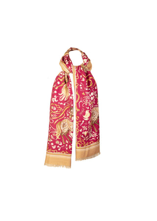 The Joy Ride Portobello Pink Wool Silk Wrap