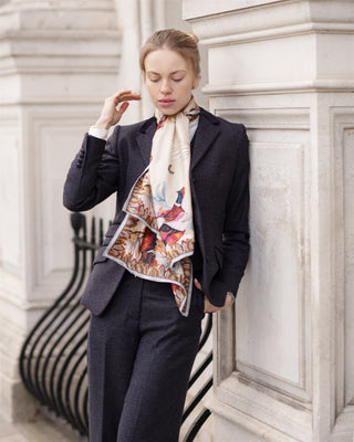 Turf War Porcelain Classic Silk Scarf