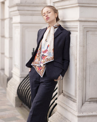 Turf War Porcelain Classic Silk Scarf