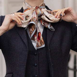 Turf War Porcelain Classic Silk Scarf