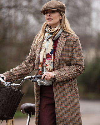 Turf War Porcelain Wool Silk Wrap