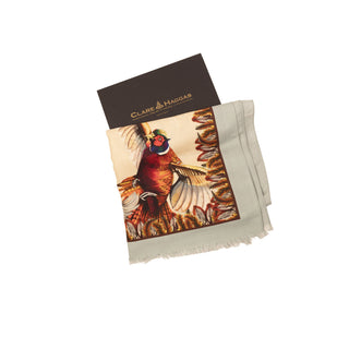 Turf War Porcelain Wool Silk Wrap