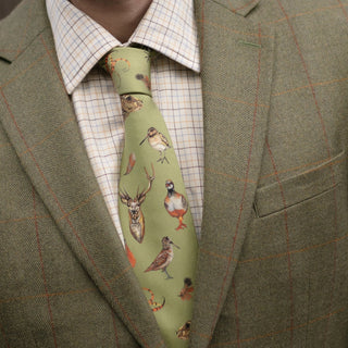 A Head of the Game Fern Green Gentlemen's Tie
