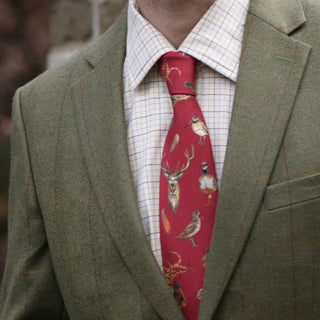 A Head of the Game Red Gentlemen's Tie
