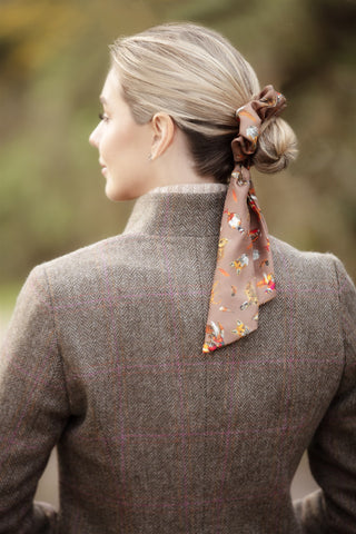 Wildlife Medium Tail Silk Scrunchie