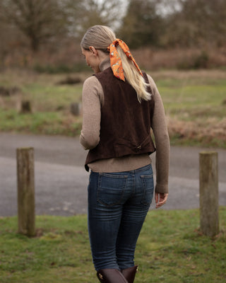 Wildlife Medium Tail Silk Scrunchie