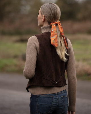 Wildlife Medium Tail Silk Scrunchie
