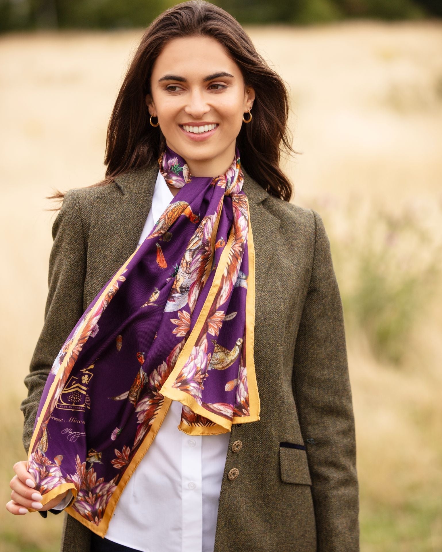 Classic silk scarves online